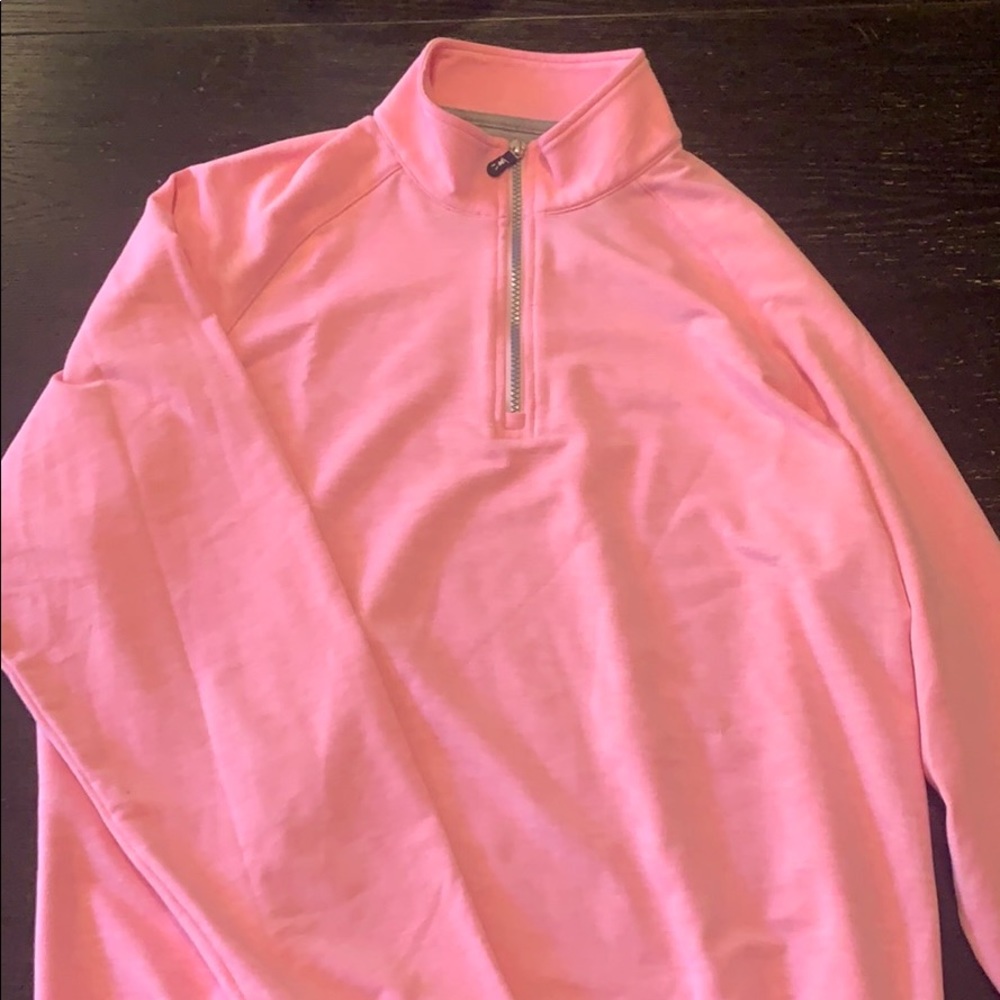 Pink F&G Tech quarter zip pull over - super soft!